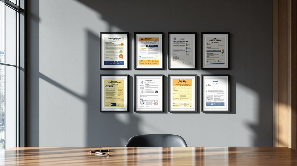 affichage de documents commerciaux obligatoires