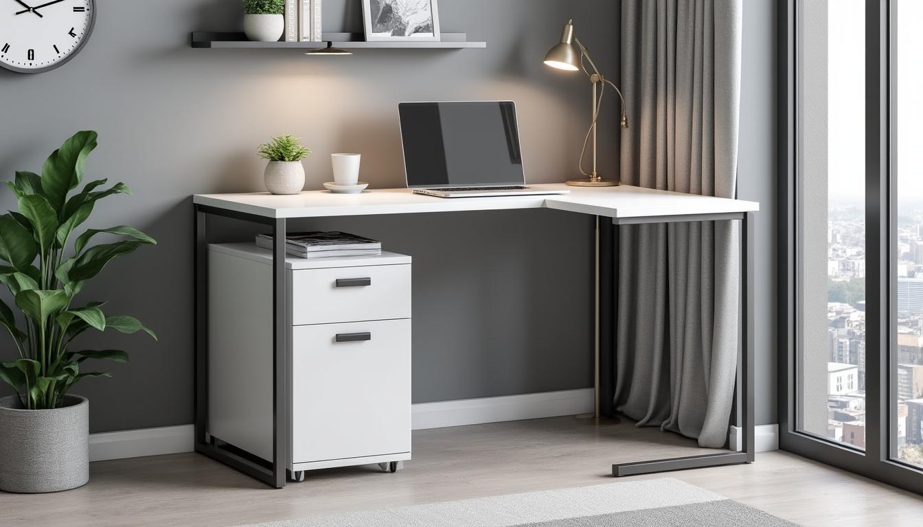 découvrez comment choisir un bureau d'angle avec rangement pour optimiser votre espace de travail et allier esthétique et fonctionnalité dans votre intérieur.