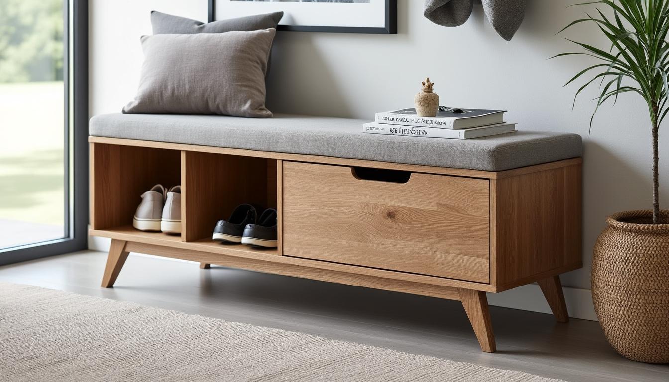 découvrez comment choisir un banc de rangement chaussures idéal pour optimiser l'espace et organiser votre entrée avec style et praticité.