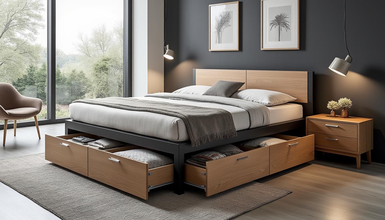 découvrez comment choisir un lit 2 places avec rangement adapté à vos besoins pour optimiser l'espace et allier confort et praticité dans votre chambre.