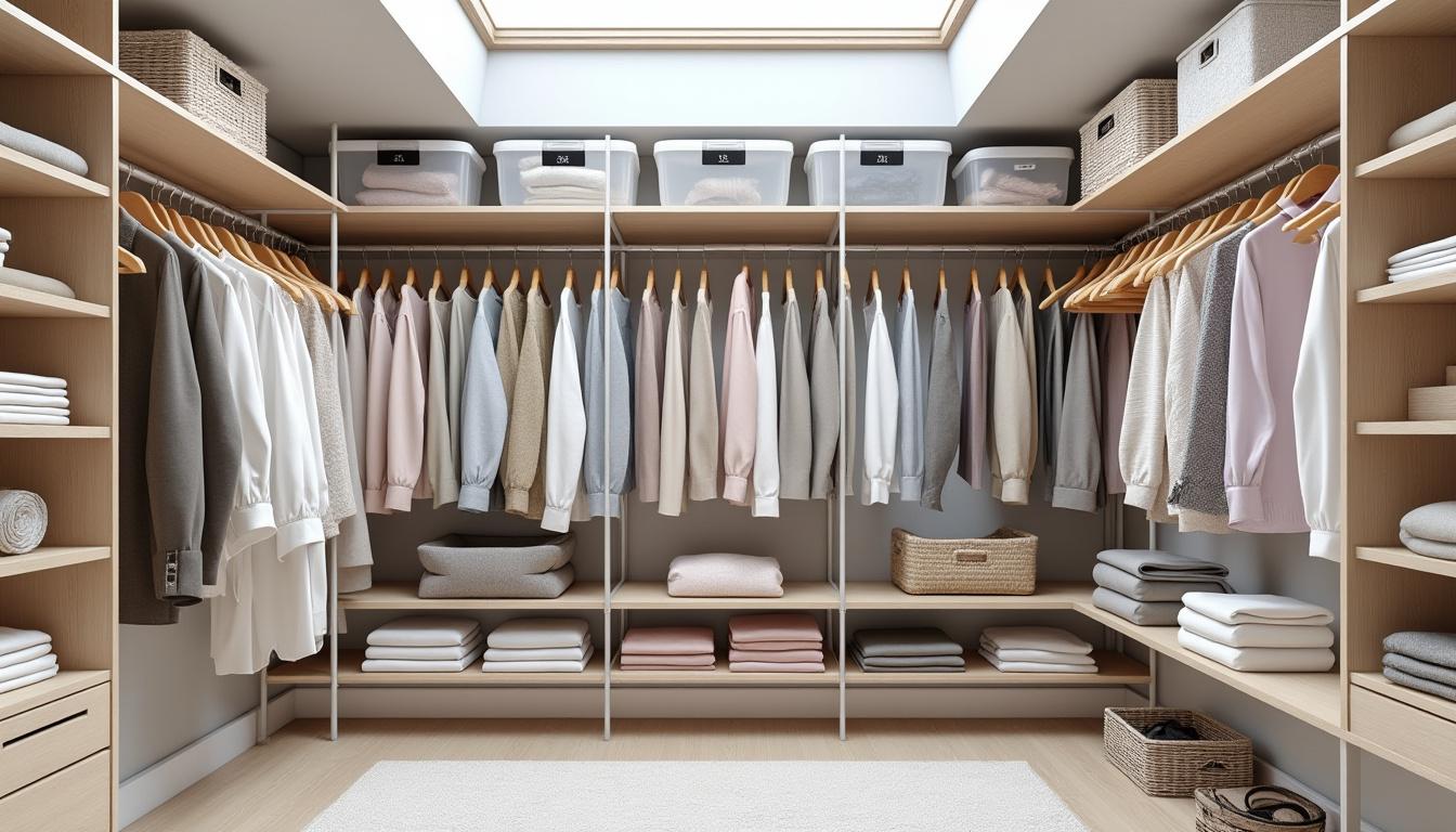 découvrez nos astuces pratiques pour optimiser le rangement de votre placard et gagner de l'espace efficacement.