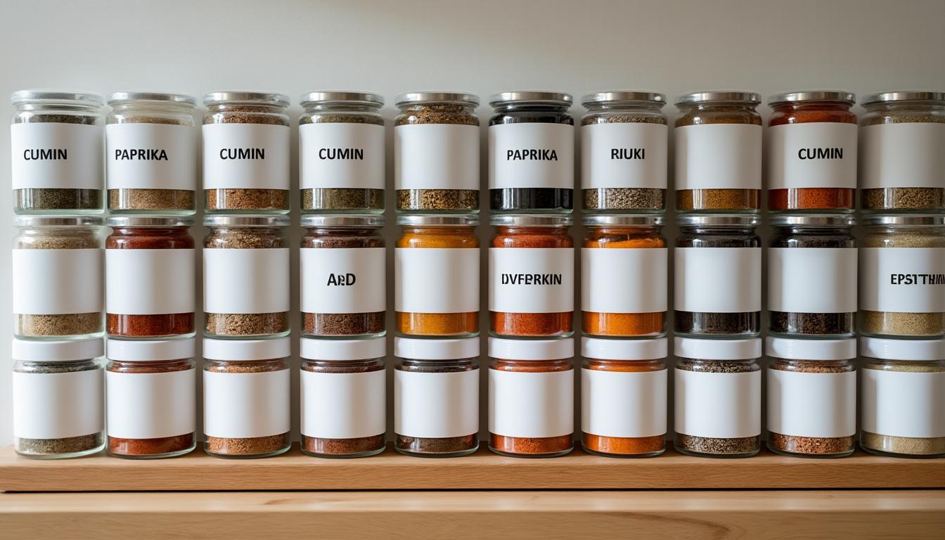 découvrez des astuces pratiques pour organiser efficacement le rangement de vos épices dans la cuisine et gagner en espace tout en facilitant leur accès.