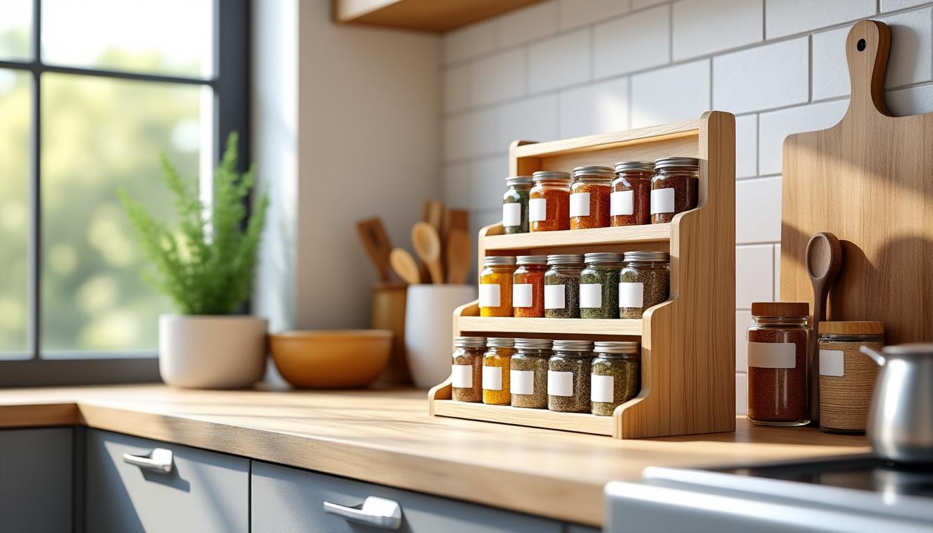 découvrez des astuces pratiques pour organiser efficacement le rangement de vos épices dans la cuisine et optimiser votre espace de manière élégante et fonctionnelle.