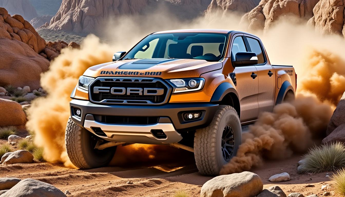 découvrez le ford ranger raptor, le pick-up tout-terrain performant alliant puissance, robustesse et technologie pour toutes vos aventures extrêmes.