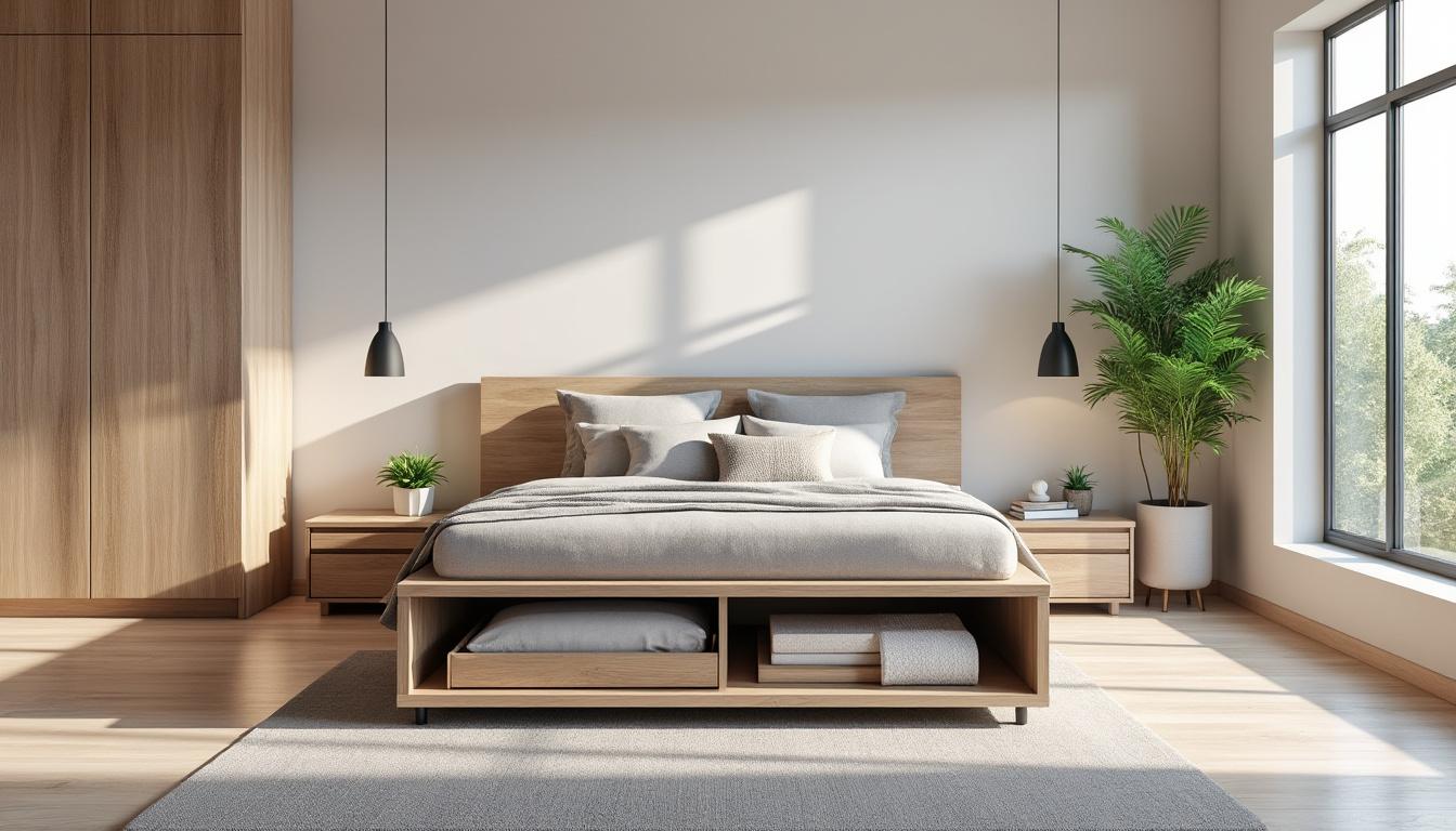 découvrez nos lits avec rangement 140x190, la solution idéale pour optimiser l'espace dans votre chambre tout en assurant confort et praticité.