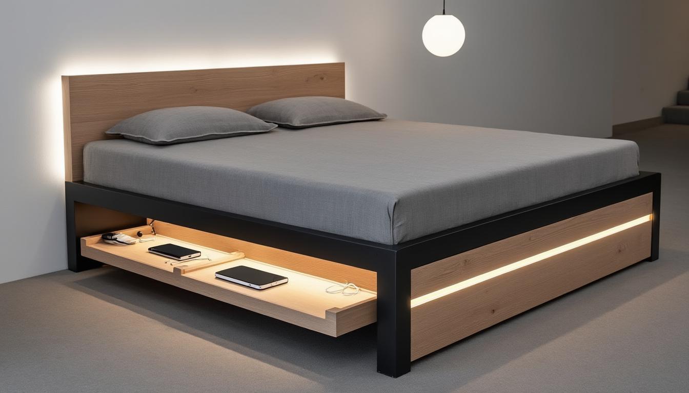 découvrez nos lits doubles avec rangement intégrés pour maximiser l'espace de votre chambre de manière pratique et élégante. optimisez votre intérieur en alliant confort et rangement.