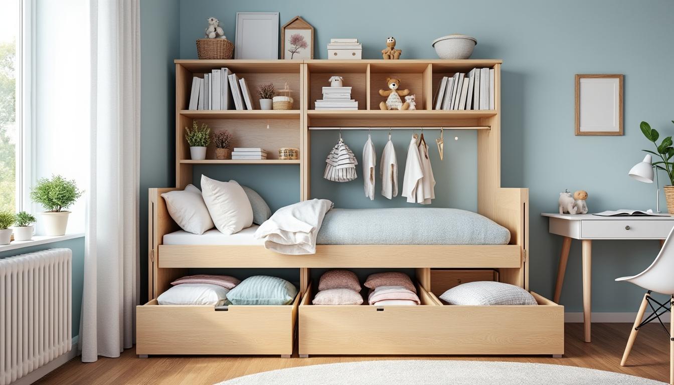 découvrez nos astuces pour choisir un lit enfant avec rangement et optimisez efficacement l'espace dans la chambre de votre enfant.