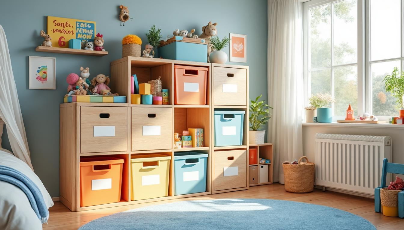 découvrez comment choisir le meuble de rangement pour jouets idéal afin d'organiser parfaitement la chambre de vos enfants, alliant praticité et esthétique.