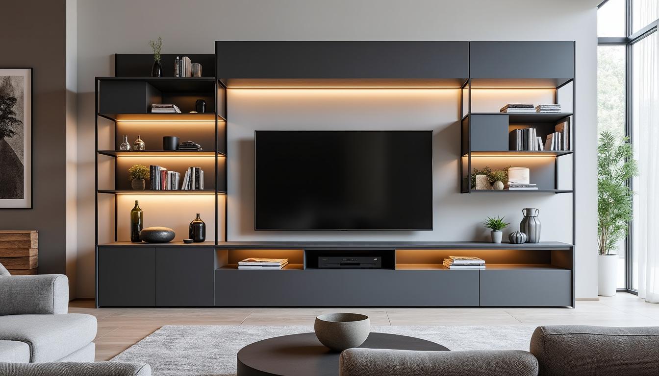 découvrez comment choisir un meuble tv avec rangement pour optimiser l'espace de votre salon tout en alliant praticité et design.