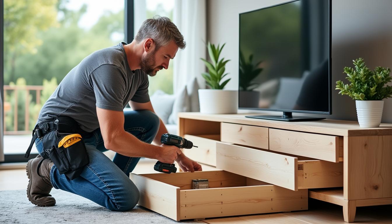 découvrez comment choisir un meuble tv avec rangement pour maximiser l'espace de votre salon tout en alliant praticité et style.