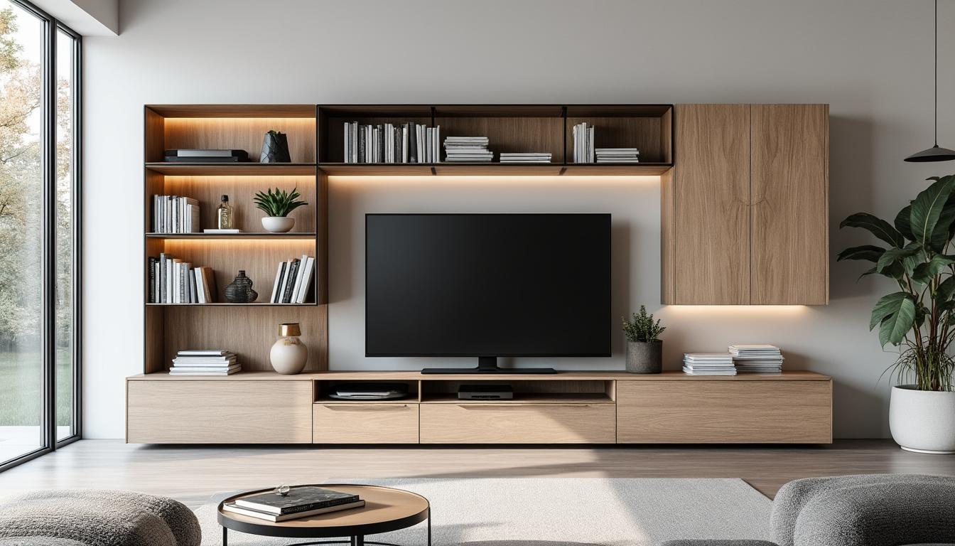 découvrez comment choisir un meuble tv avec rangement pour maximiser l'espace de votre salon tout en gardant un intérieur organisé et élégant.