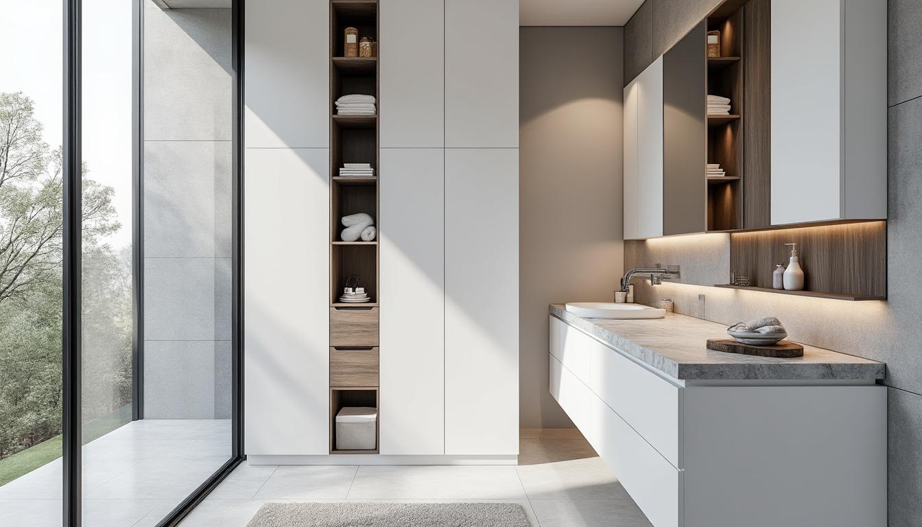 découvrez comment optimiser l’espace de votre intérieur grâce à une colonne de rangement alliant praticité et design élégant, idéale pour un agencement harmonieux et fonctionnel.