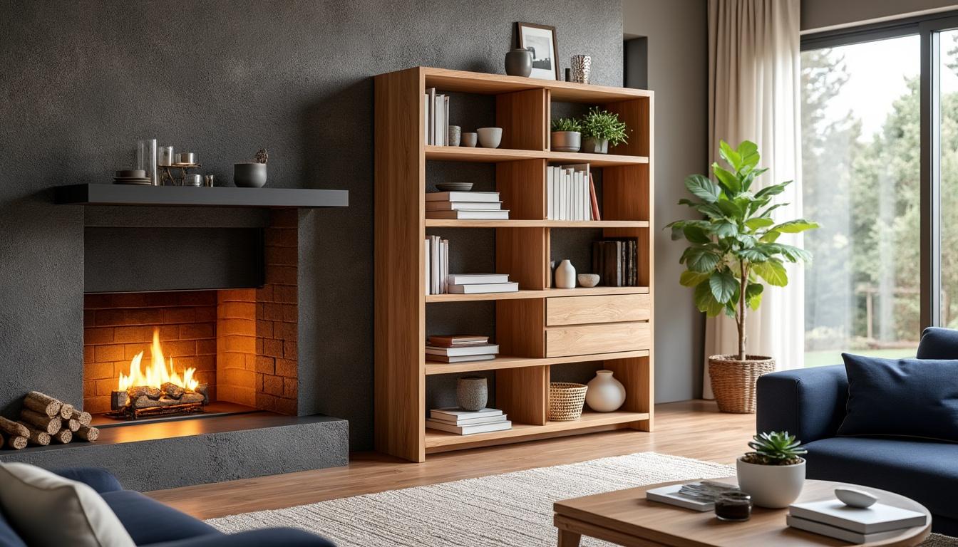 découvrez nos conseils pour choisir un range bûches adapté à votre intérieur, alliant praticité et esthétique pour un rangement optimal de votre bois de chauffage.