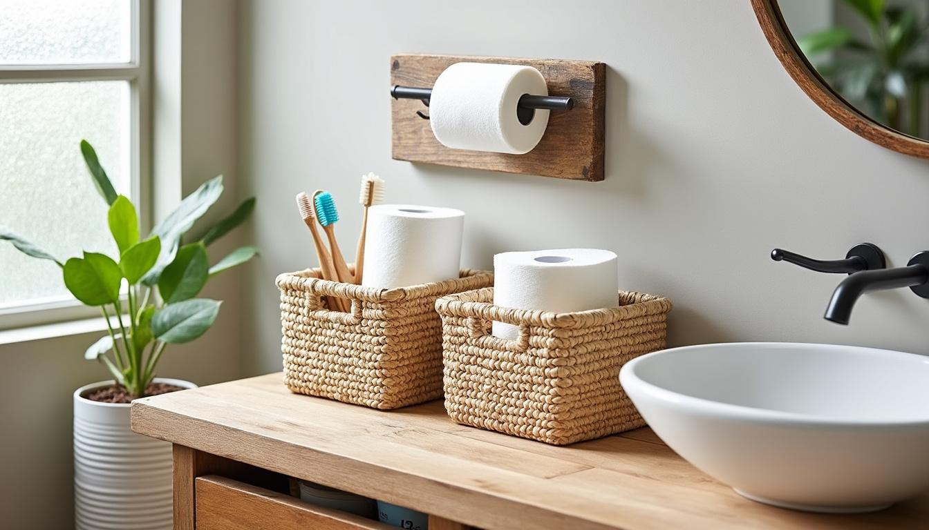 découvrez des astuces pratiques pour organiser efficacement le rangement du papier toilette chez vous et gagner de la place tout en gardant votre salle de bain bien ordonnée.