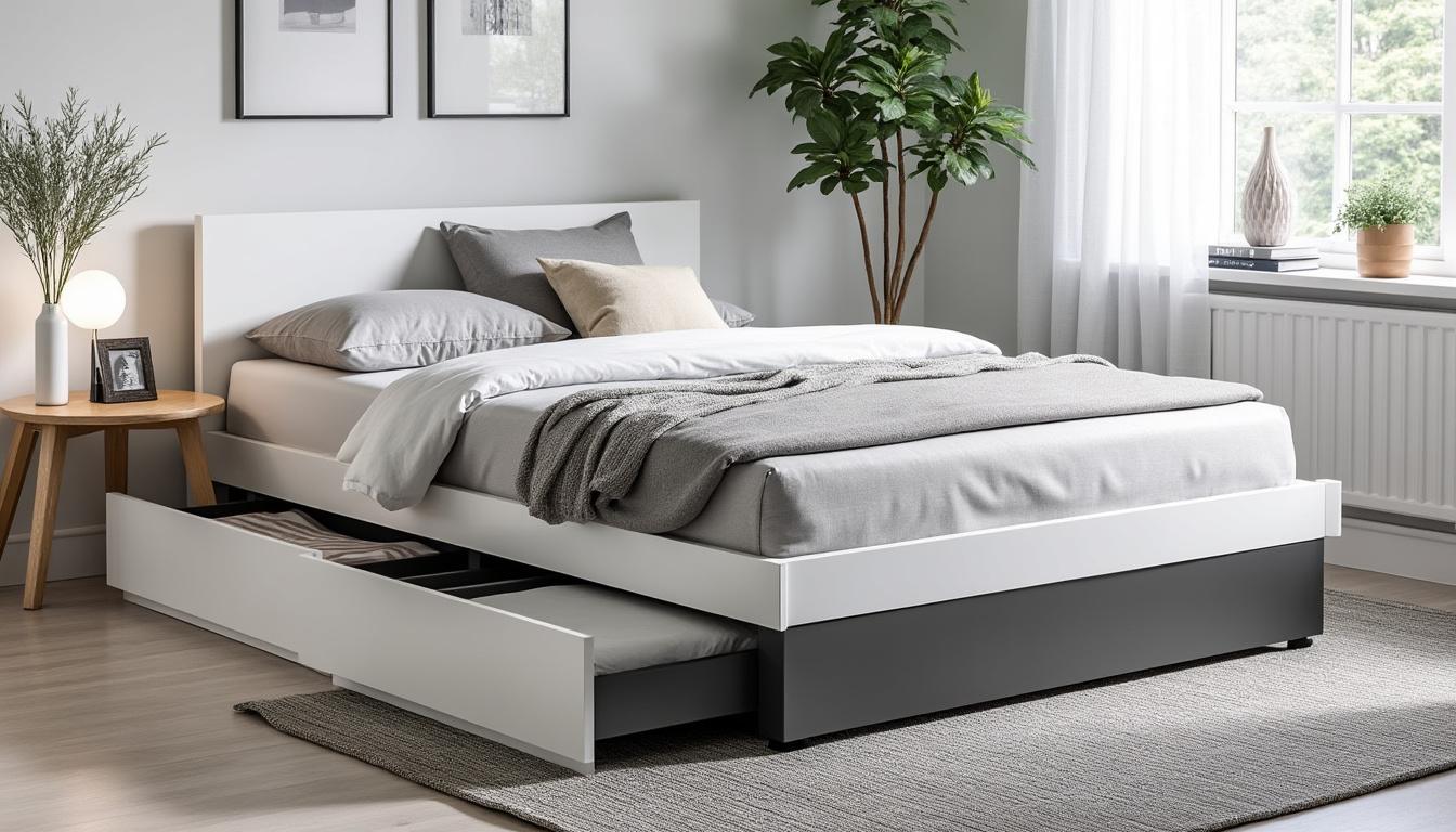 découvrez comment un lit 90x190 avec rangement peut vous aider à optimiser l'espace dans votre chambre en alliant confort et praticité. astuces et conseils pour un aménagement efficace.