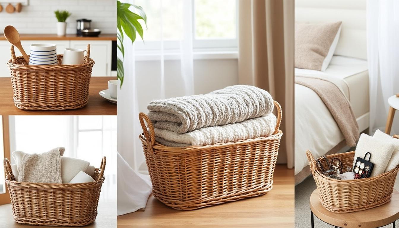 découvrez nos astuces et idées pratiques pour organiser votre intérieur avec un panier en osier, alliant style et fonctionnalité pour un rangement optimal.