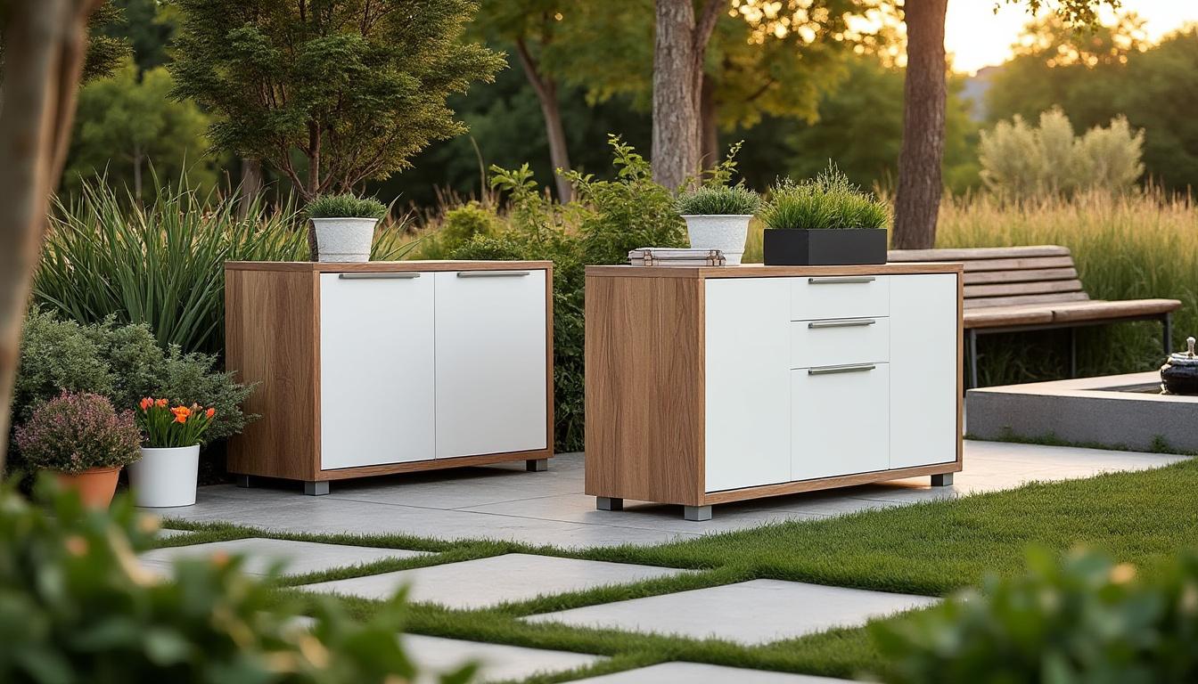 découvrez comment choisir l'armoire de rangement extérieur idéale pour organiser votre jardin efficacement et protéger vos outils des intempéries.