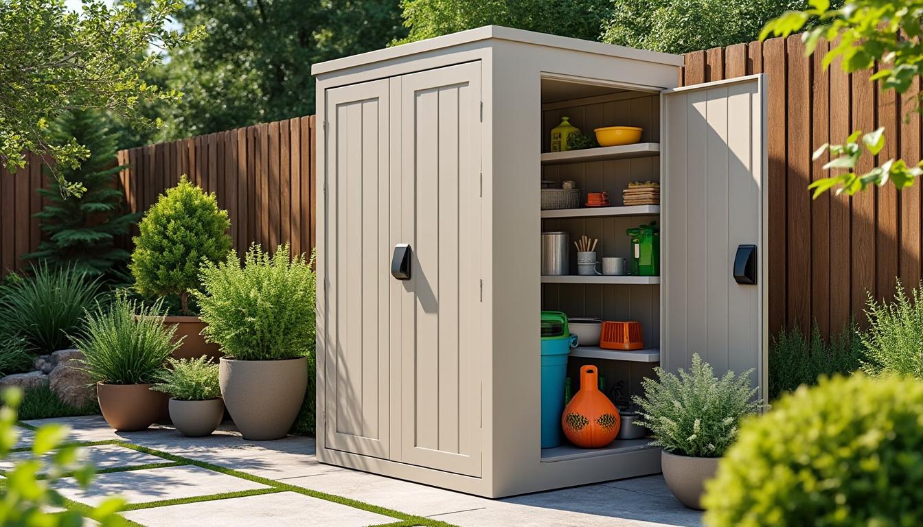 découvrez comment choisir l'armoire de rangement extérieur idéale pour organiser votre jardin efficacement et protéger vos outils des intempéries.