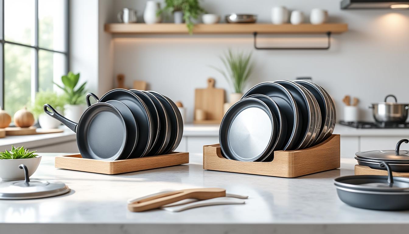 découvrez nos conseils pour bien choisir un range couvercle adapté à votre cuisine, alliant praticité et gain de place.