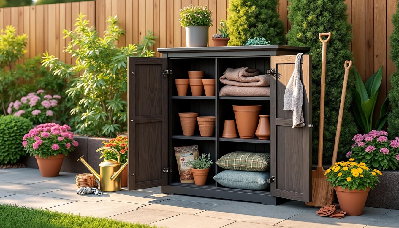 découvrez nos conseils pour choisir la meilleure armoire de rangement extérieur adaptée à votre jardin, alliant praticité, robustesse et esthétique.
