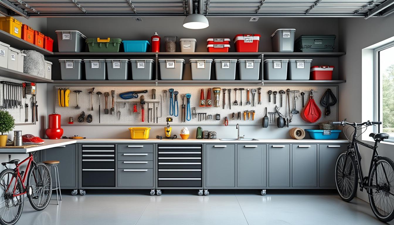 découvrez des astuces pratiques pour optimiser le rangement de votre garage et maximiser l'espace disponible, afin d'avoir un espace organisé et fonctionnel.