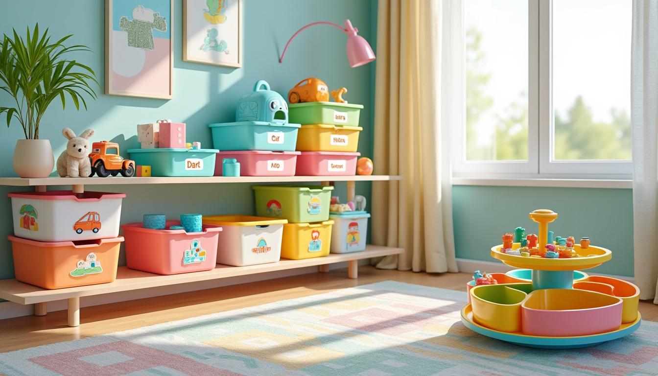 découvrez des astuces pratiques pour organiser efficacement le rangement des jouets et optimiser l'espace dans la chambre de vos enfants.