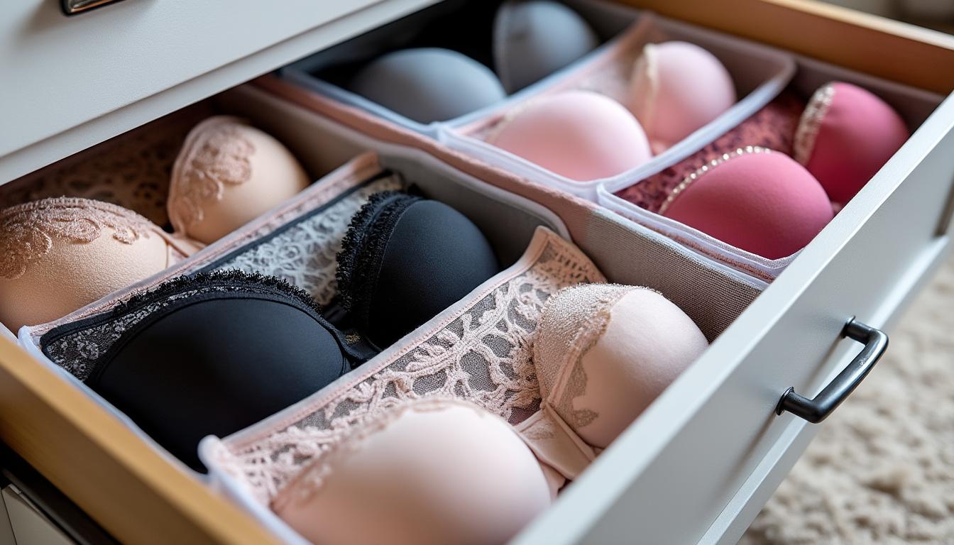 découvrez des astuces pratiques pour organiser efficacement le rangement de vos sous-vêtements et gagner de l'espace tout en facilitant votre quotidien.