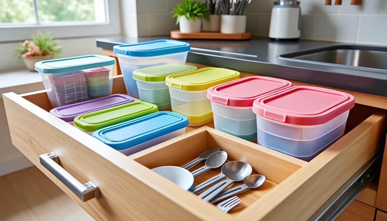 découvrez des astuces pratiques pour organiser efficacement un rangement plastique dans un tiroir et optimiser l'espace tout en gardant vos affaires bien rangées.