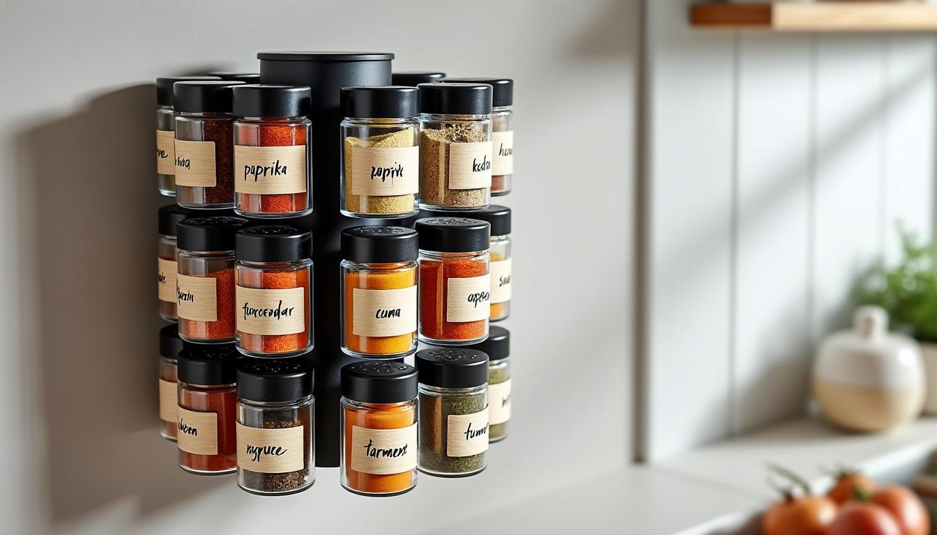 découvrez nos astuces pour organiser efficacement votre range épices et optimiser l'espace dans votre cuisine. gagnez de la place tout en gardant vos épices à portée de main !