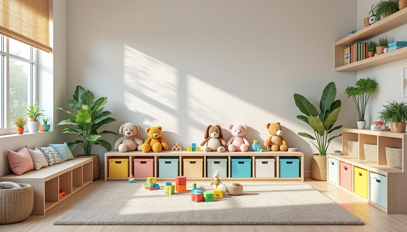 découvrez nos meubles pratiques spécialement conçus pour ranger les jouets des enfants, alliant organisation et esthétisme pour une chambre toujours ordonnée.