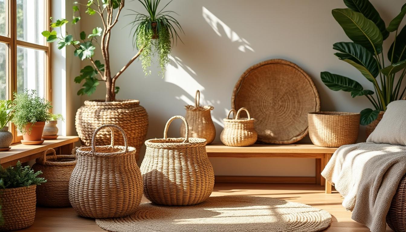 découvrez nos astuces pour bien organiser votre intérieur avec un panier rangement en osier, alliant praticité et esthétique naturelle.