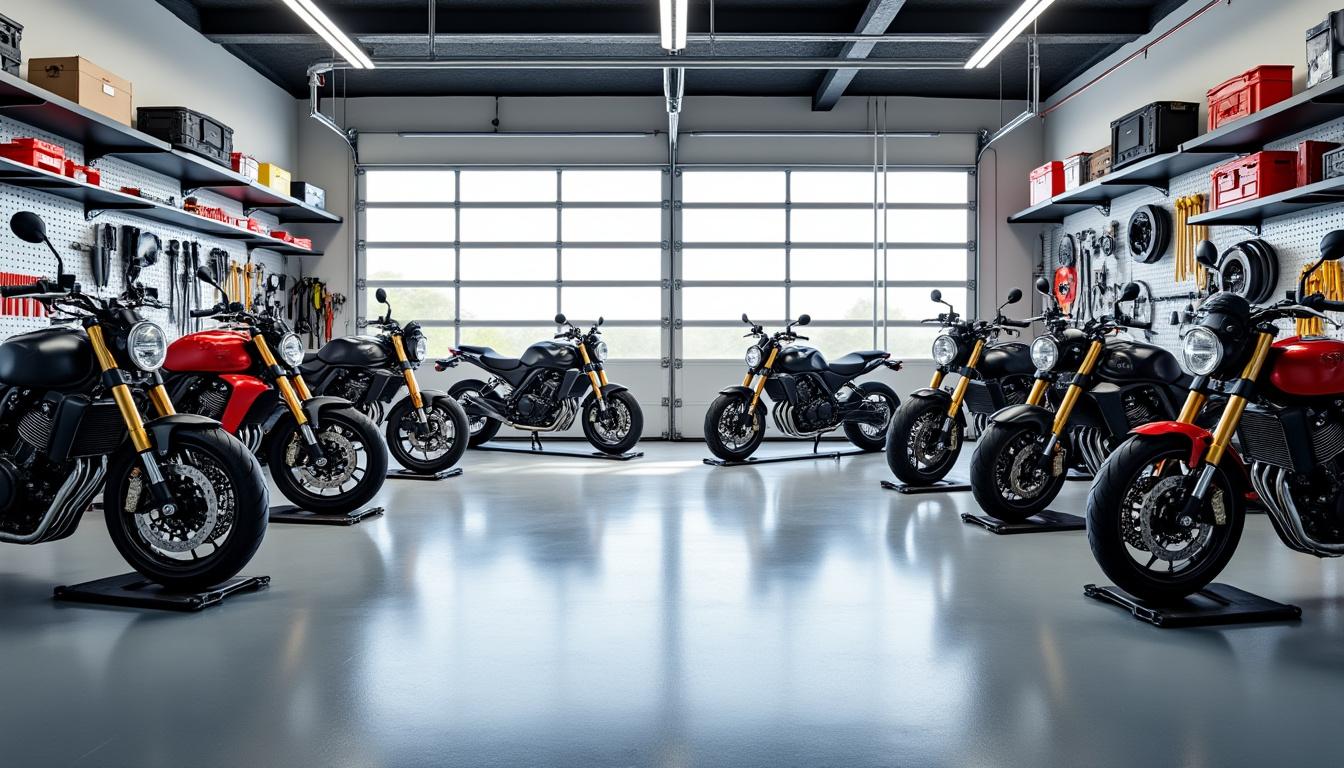 découvrez comment choisir et utiliser les range motos pour optimiser l'organisation de votre garage et gagner de l'espace efficacement.