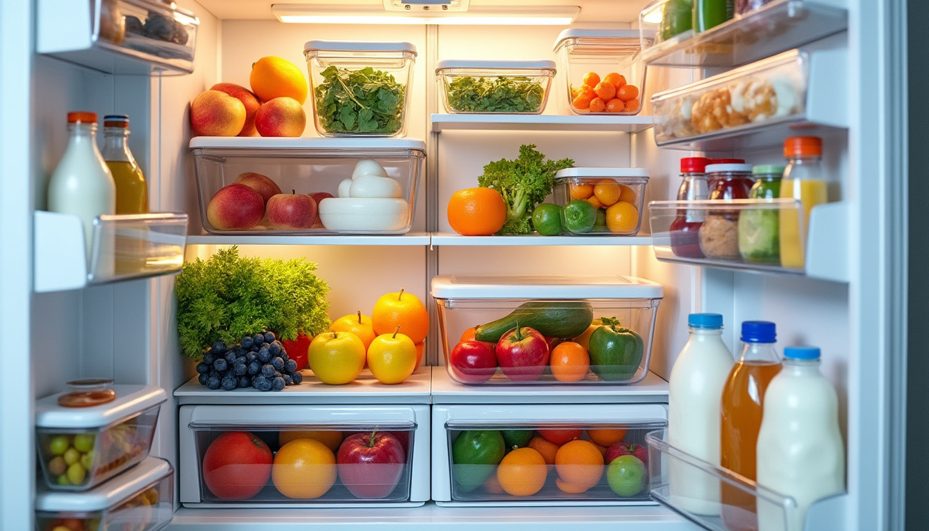 découvrez nos astuces pour bien organiser et ranger votre frigo, afin de gagner de la place et conserver vos aliments plus longtemps.