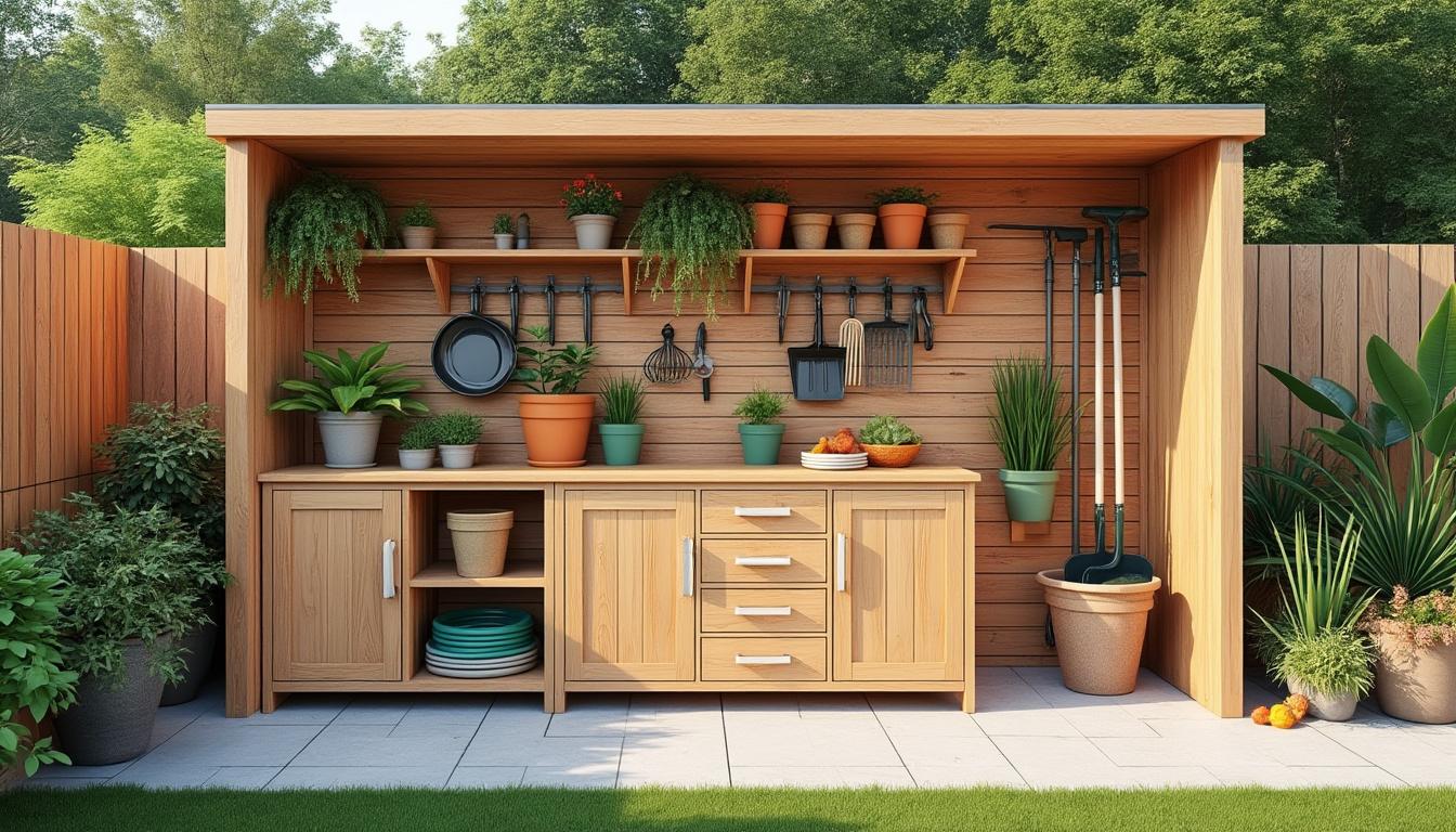 découvrez des astuces pratiques pour bien organiser votre rangement extérieur en bois et optimiser l'espace disponible pour un jardin ordonné et fonctionnel.