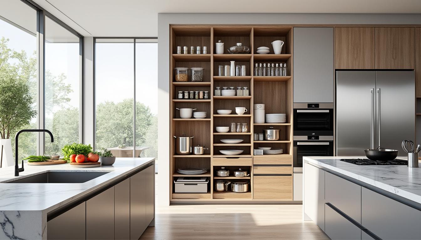 découvrez nos conseils pour choisir la colonne de rangement parfaite qui optimisera l'espace et s'adaptera à votre cuisine, alliant praticité et style.