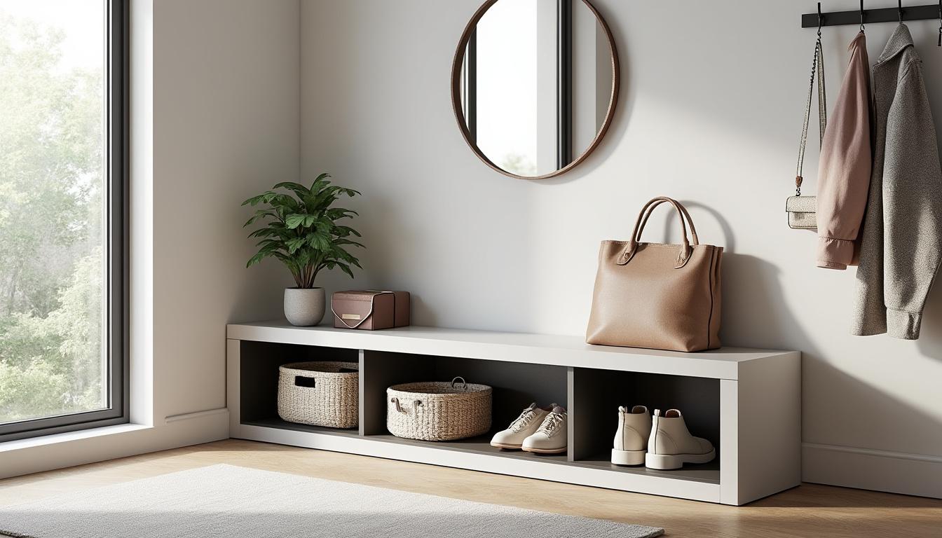 découvrez comment choisir un banc d'entrée avec rangement pour optimiser votre espace tout en alliant praticité et style dans votre intérieur.