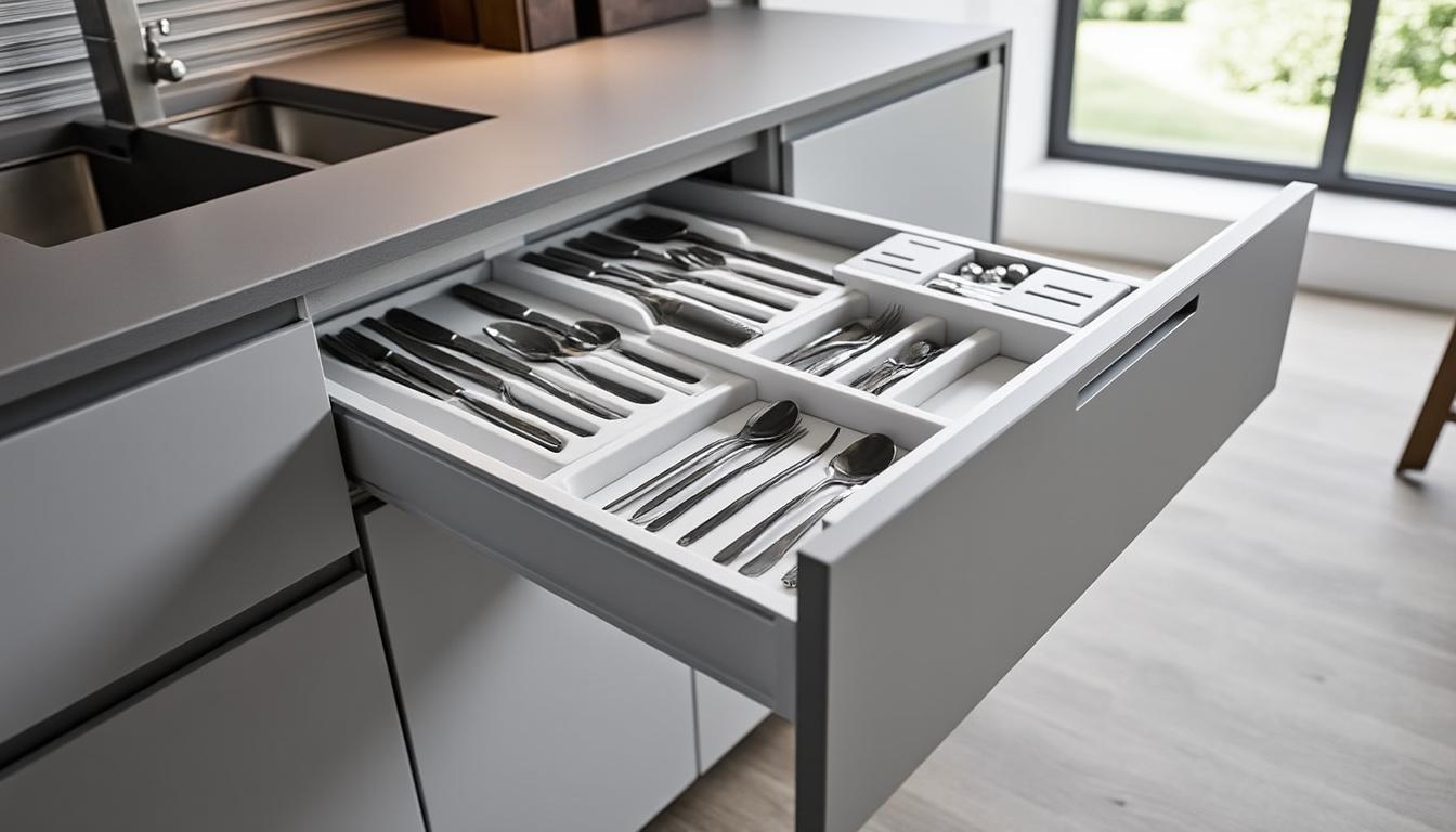 découvrez des astuces pratiques pour organiser efficacement le rangement de vos couverts dans la cuisine et gagner de l'espace tout en facilitant l'accès.