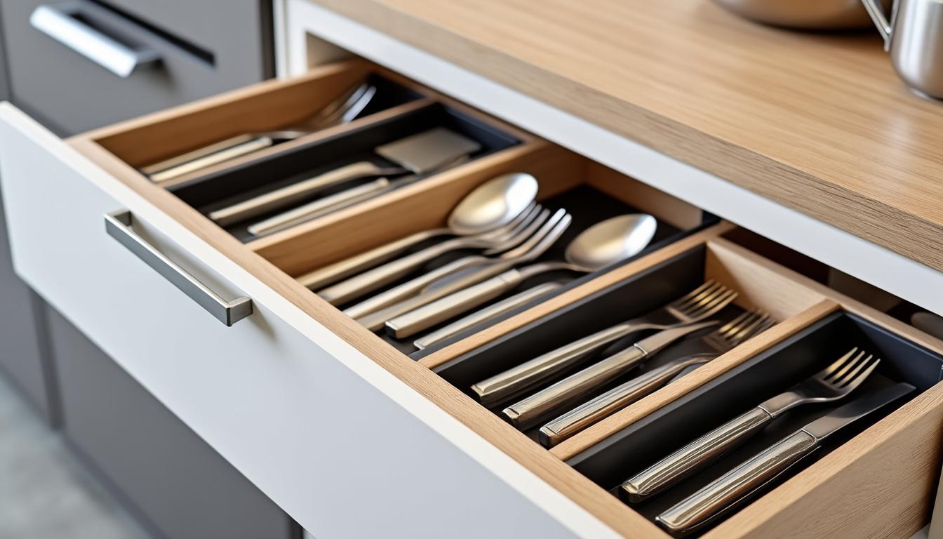 découvrez des astuces pratiques pour organiser efficacement le rangement des couverts dans votre cuisine et gagner en espace et en fonctionnalité.