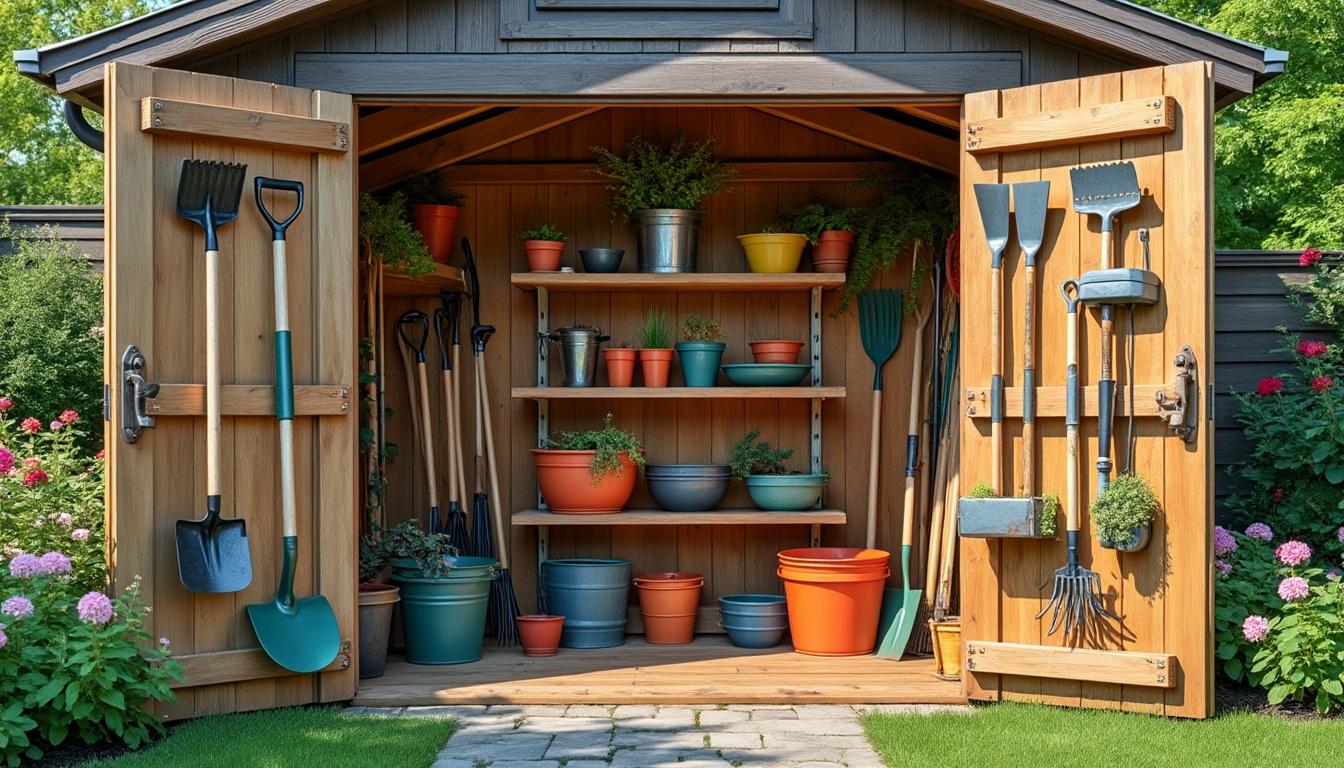 découvrez des astuces pratiques pour organiser efficacement le rangement de vos outils de jardin et gagner du temps lors de vos travaux en extérieur.