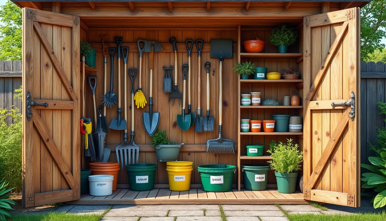 découvrez des astuces pratiques pour organiser efficacement le rangement de vos outils de jardin, optimiser l'espace et prolonger la durée de vie de votre équipement.