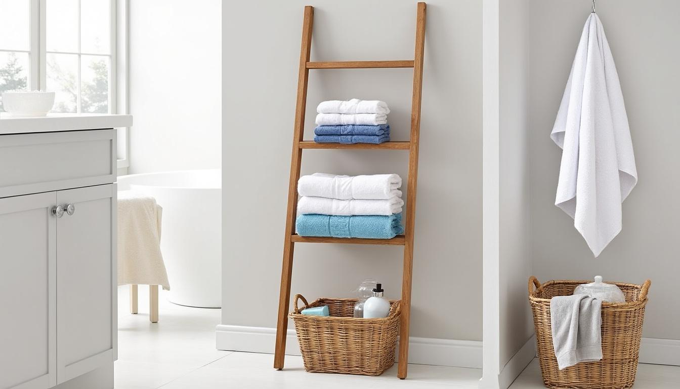 découvrez nos astuces pratiques pour organiser efficacement le rangement des serviettes dans votre salle de bain, alliant gain de place et esthétique.