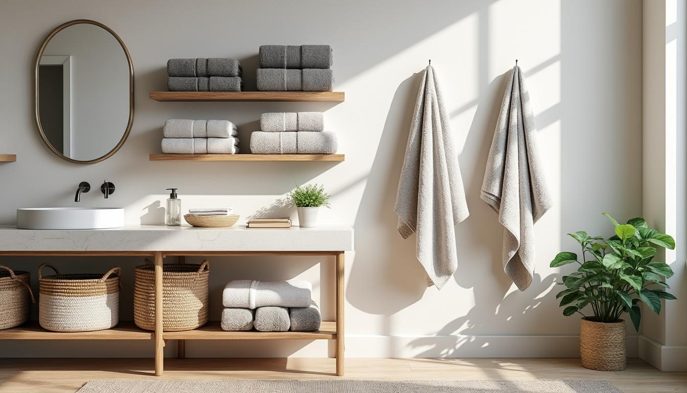 découvrez des astuces pratiques pour organiser efficacement le rangement des serviettes dans votre salle de bain et optimiser l'espace tout en gardant un style élégant.
