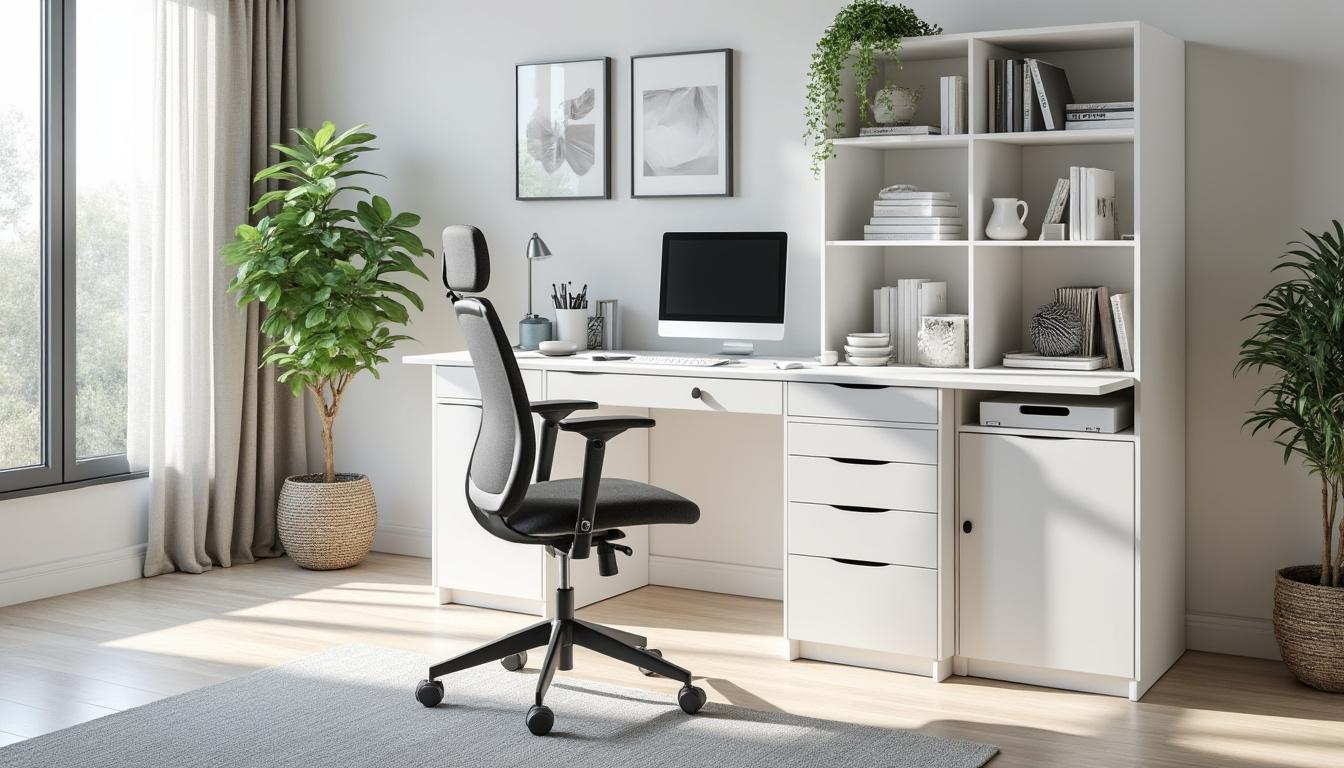 découvrez les avantages d’un bureau avec rangement blanc pour un espace de travail organisé, esthétique et fonctionnel, idéal pour optimiser votre productivité au quotidien.