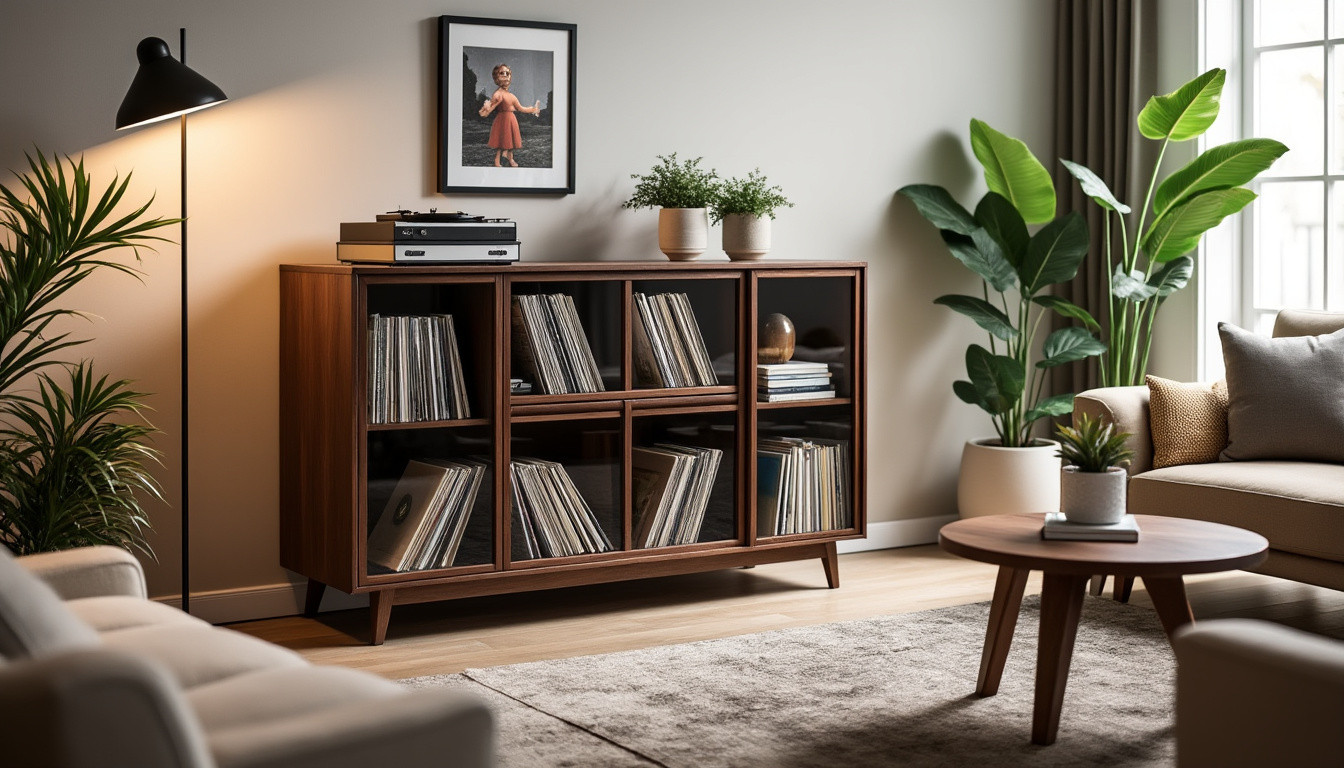 découvrez comment choisir les meubles de rangement vinyl parfaits pour protéger et exposer votre collection avec style et praticité.