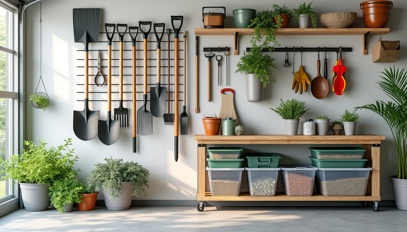 découvrez nos astuces pratiques pour bien ranger vos outils de jardin et optimiser l'espace dans votre abri ou garage.