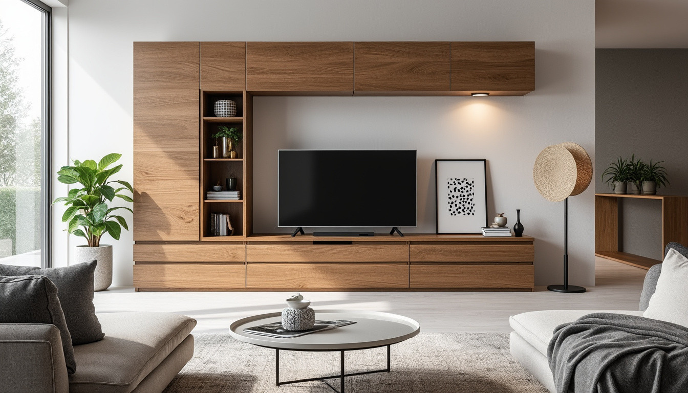 découvrez nos conseils pour choisir le meuble tv rangement idéal, alliant style et praticité, afin d'optimiser l'espace de votre salon.